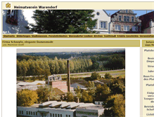 Tablet Screenshot of heimatvereinwarendorf.de